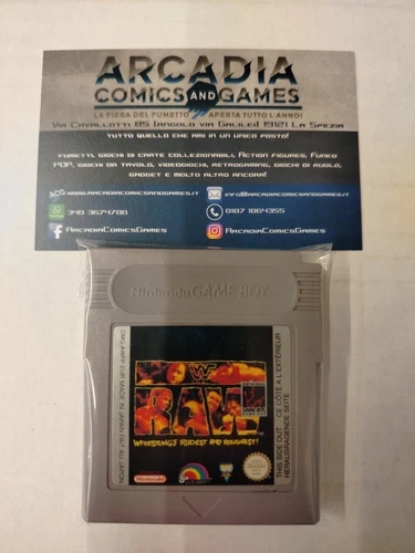 WWF RAW Game Boy Nintendo GB Solo Cartuccia Loose